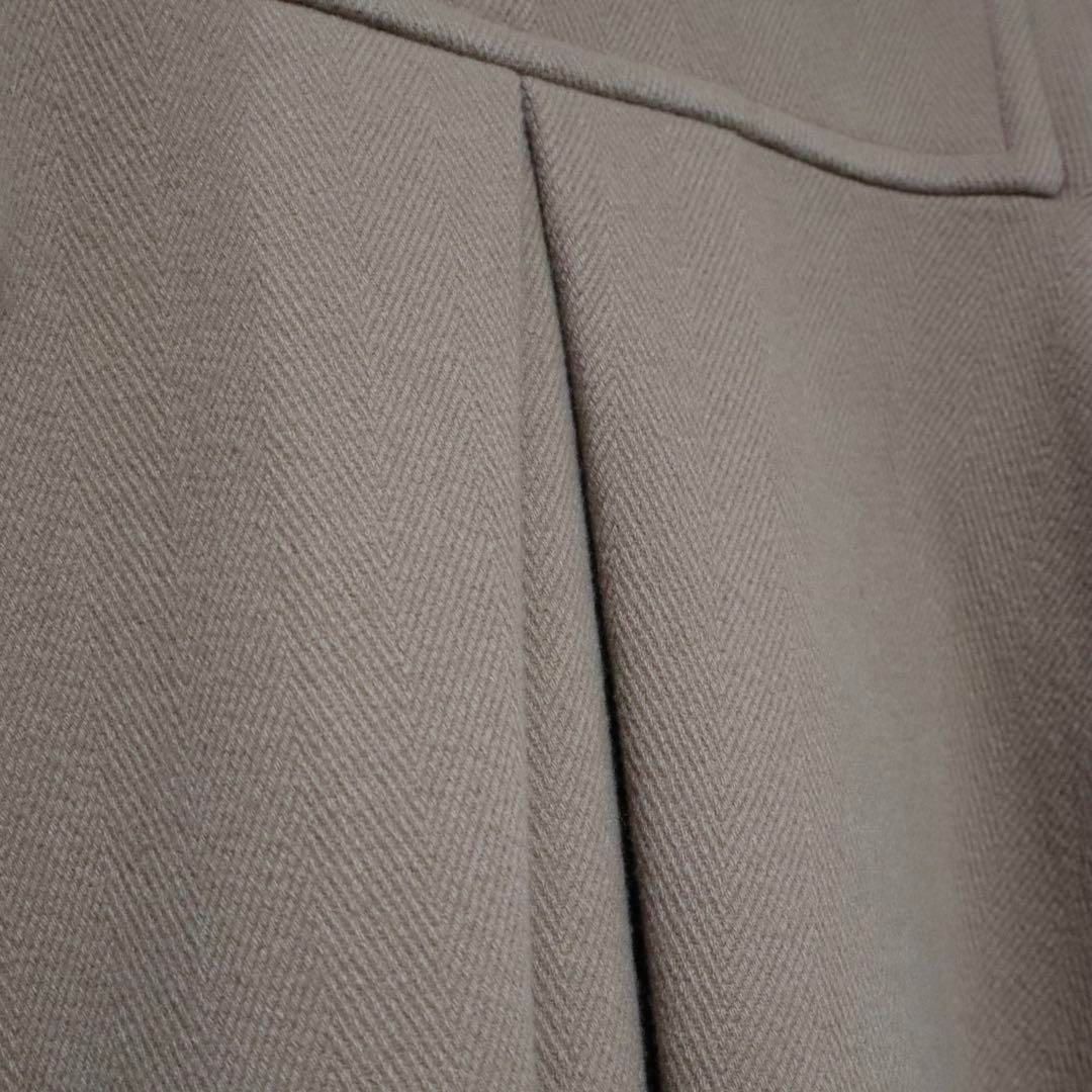 美品】sacai luck 襟デザイン ノーカラー 裏地ブルー ダッフルコート