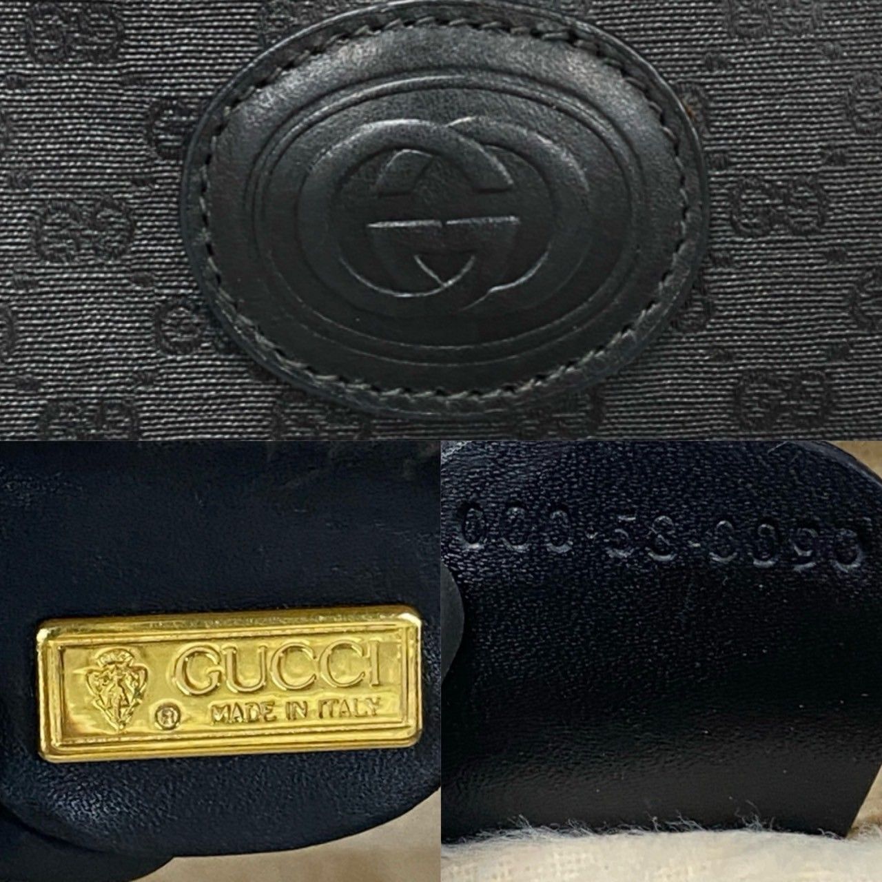 極 美品 袋付き GUCCI グッチ オールドグッチ ヴィンテージ