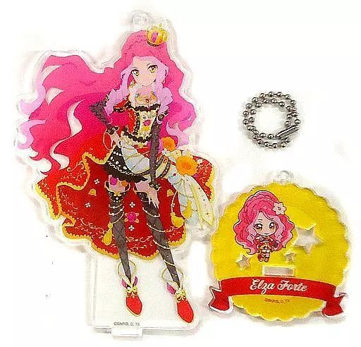 アイカツスターズ！ ハート型缶バッジ エルザ フォルテ エルザ フォルテ 缶バッジ - メルカリ