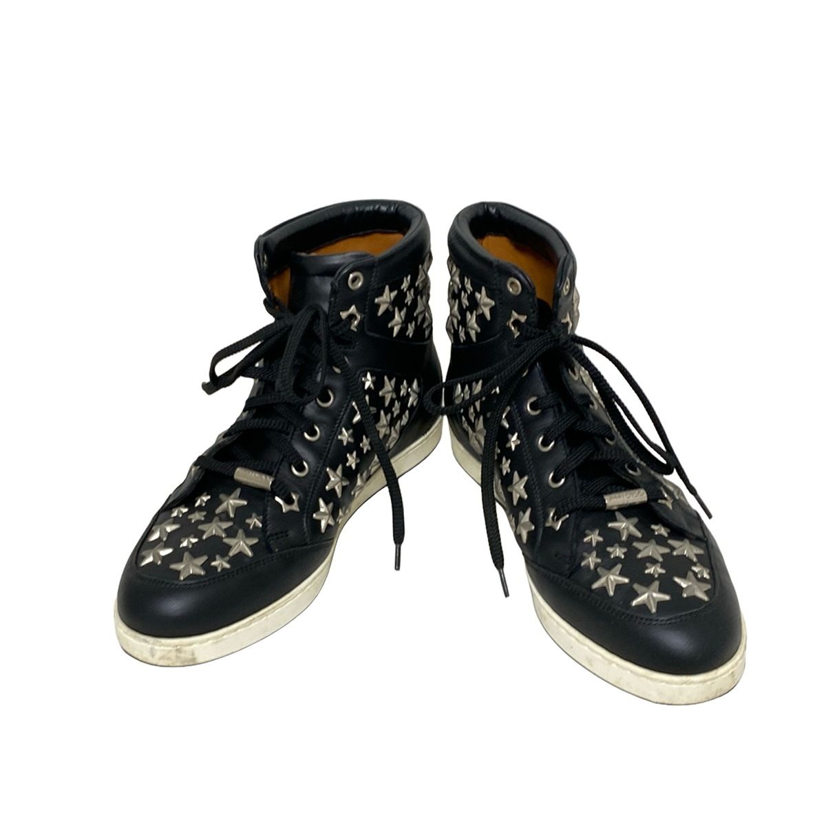 JIMMY CHOO(ジミーチュウ) スニーカー 37 レディース - 黒