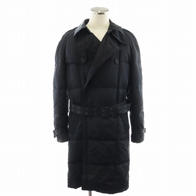 ジャンポールゴルチェ　ロングジャケット ジャンポールゴルチエ ダウンコート 中綿入り ブラック ロング ジャケット