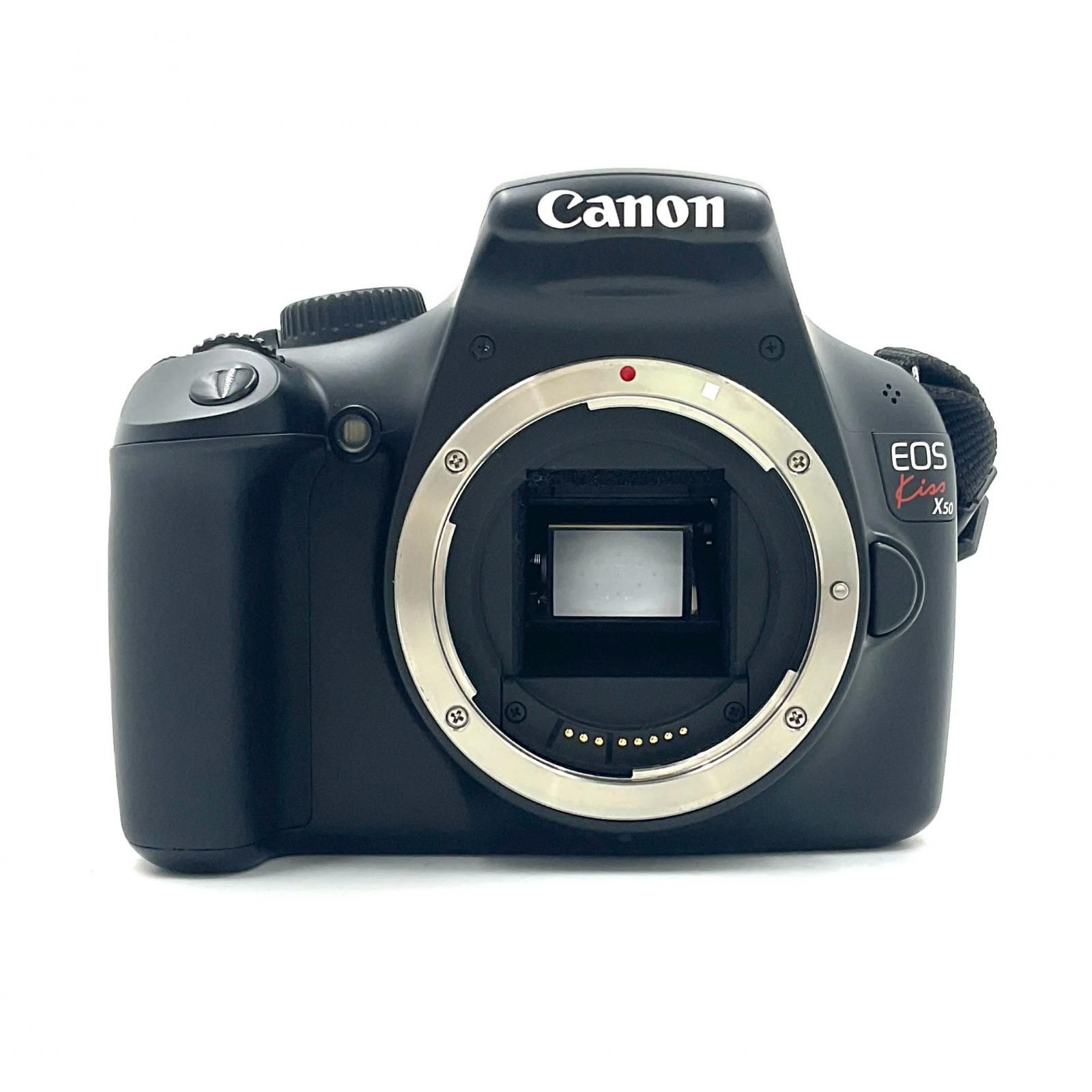Canon デジタル一眼 EOS Kiss X50 ボディ ブラック 動作 済 シャッター525回 全額返金保証 最速発送