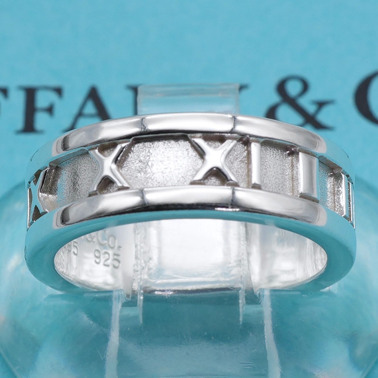 鑑定済] Tiffany & Co. アトラスリング 925シルバー 14号 TIFFANY&Co