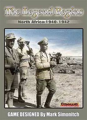 シミュレーションゲーム コマンド ザ ベスト 第7号 レジェンド ビギンズ The Legend Begins North Africa . 1940-42