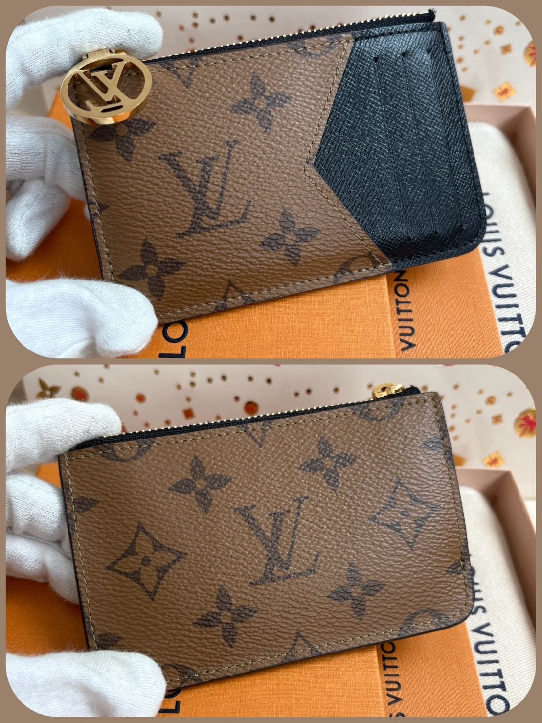 使用わずか】ルイヴィトン モノグラム カードケース ポルト カルト