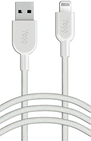 Yegg USB A - ライトニングケーブル MFi認証 電源ケーブル-同期充電器 ライトニングコード iPhone SE 11 11 Pro 11 Pro Max Xs MAX XR X 8 7 6S 6 5 iPadに対応 ウ