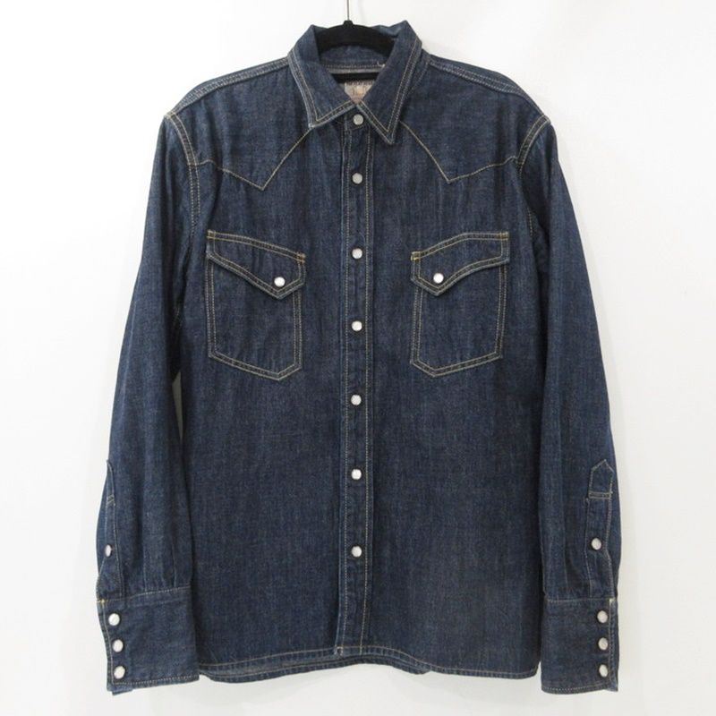【姫路東店】 中古 THE FLAT HEAD | ザフラットヘッド その他トップス 7001 ブルー 【101】