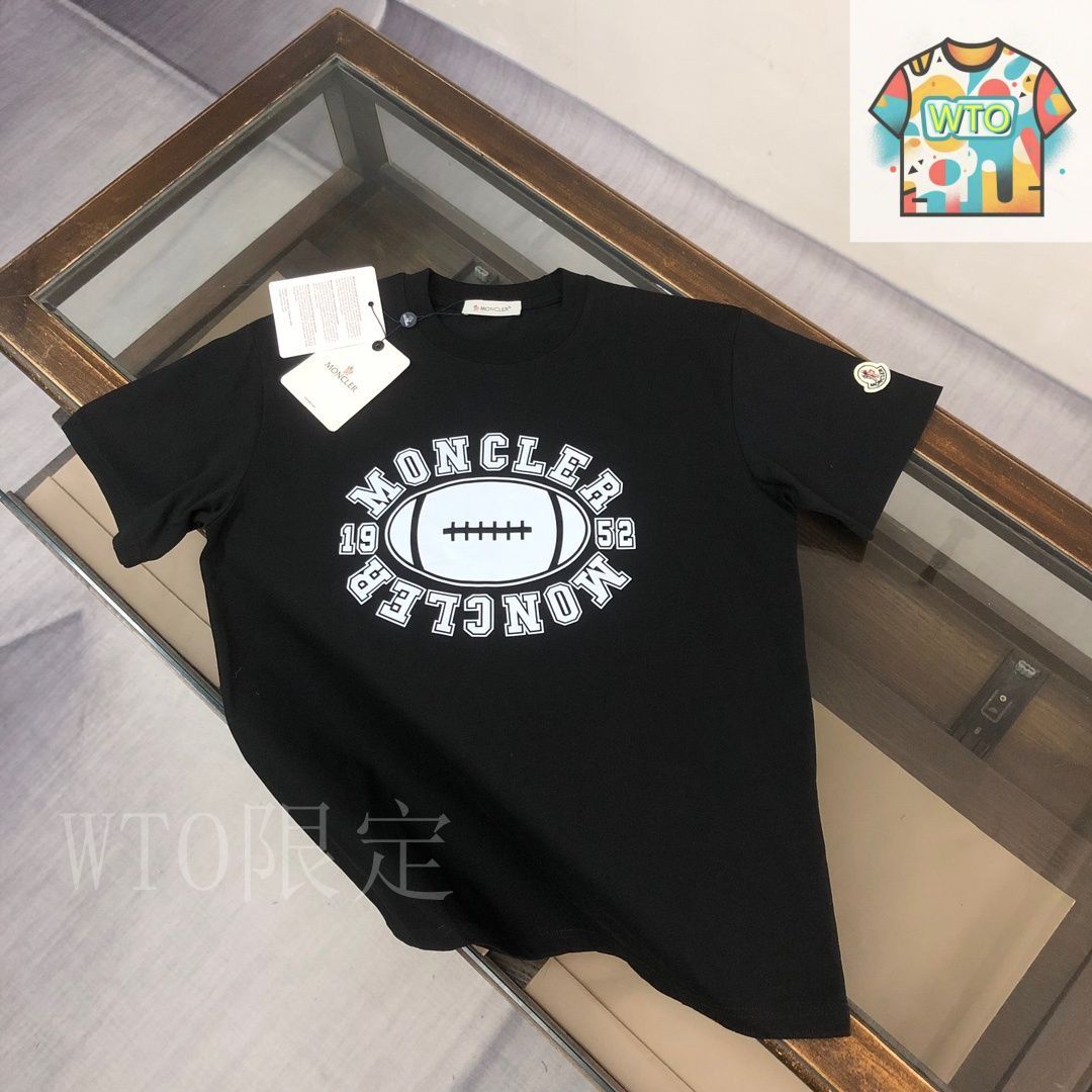 国内発送 関税込 2025 SS ★ MONCLER ブランドロゴ入りTシャツ 今日特価】MONCLER 2025 LOVE カップルロゴ T シャツ - メルカリ