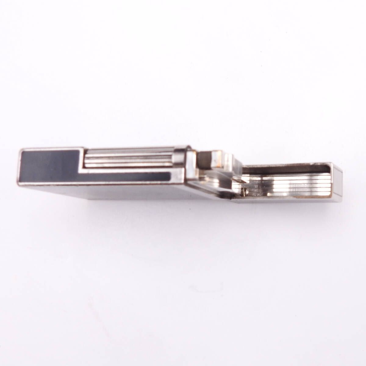 快音キーン デュポンガスライター シルバー ストライプ ライン2s S.T.