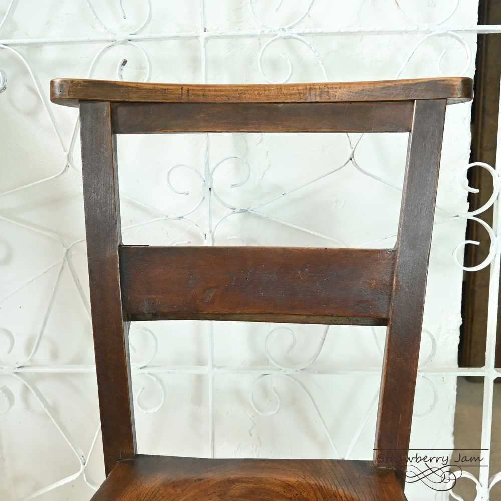 カ*チ様 L3705-19-3 英国アンティーク チャーチチェア 北欧 キッチン L3705-19-3 英国アンティーク チャーチチェア 北欧 キッチン