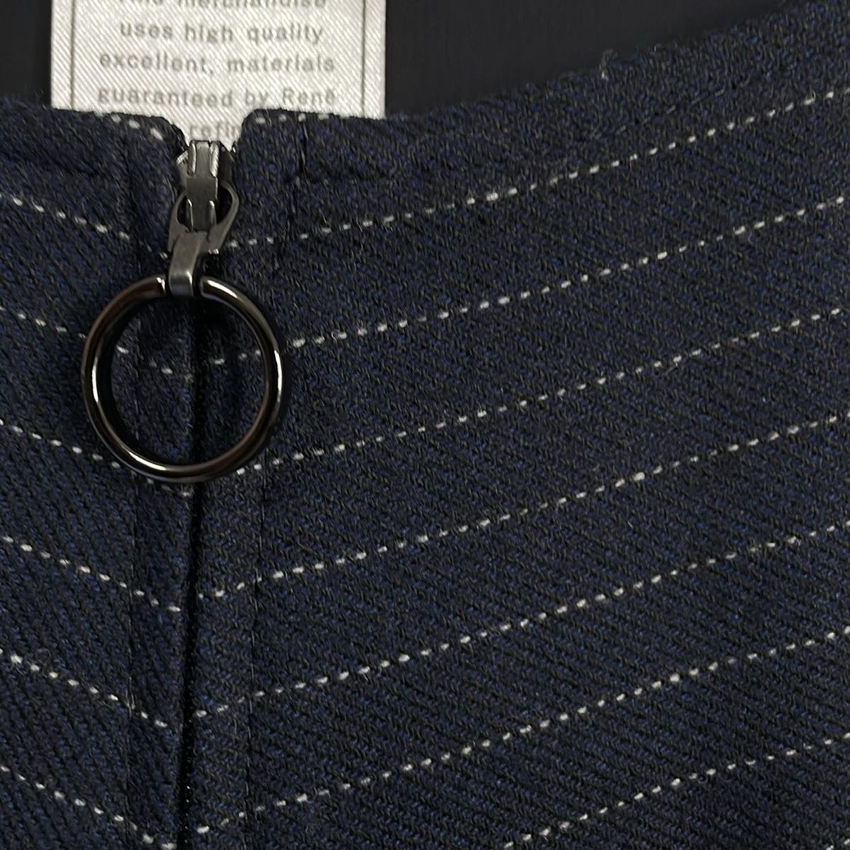 ダークネイビー×グレー ノースリーブ