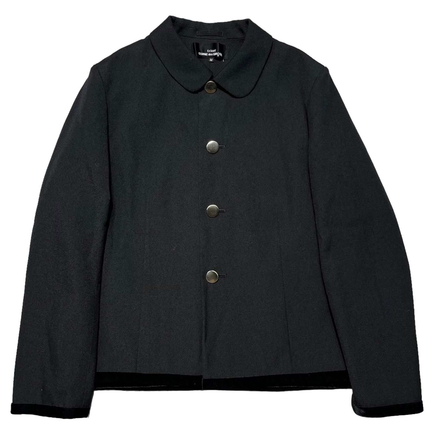 tricot COMMEdesGARCONS ギャルソン ベロア生地 ジャケット tricot COMMEdesGARCONS ギャルソン ベロア生地 ジャケット