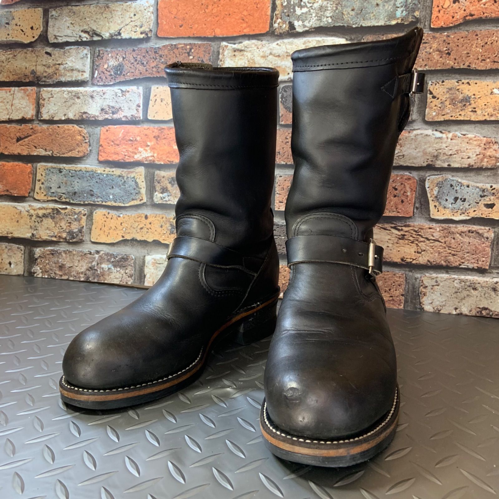 HARLEY DAVIDSON ブーツ黒 チペワ レッドウィング