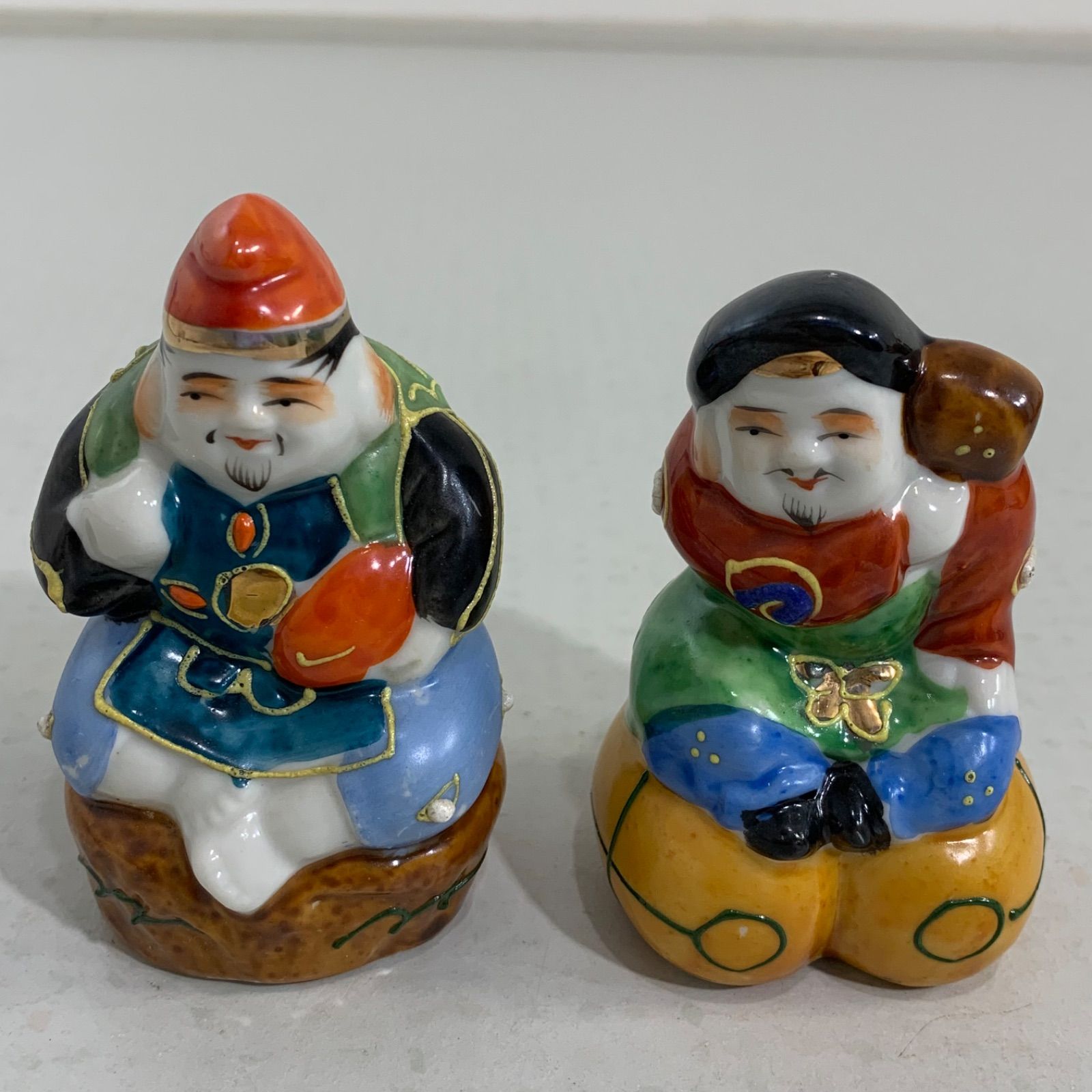 九谷焼】七福神 恵比寿 大黒天