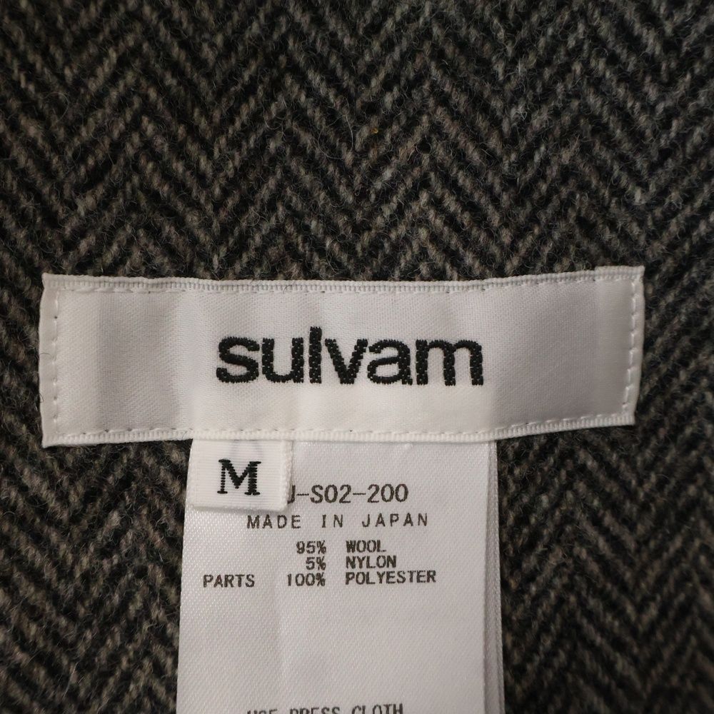 sulvam (サルバム) H/B SKIRT ウールデザイン スカート WU-S02-200  