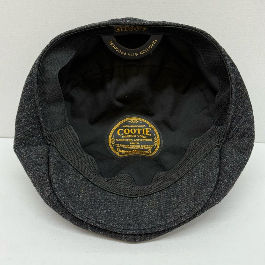 COOTIE PRODUCTIONS ウール キャスケット サイズL ブラック