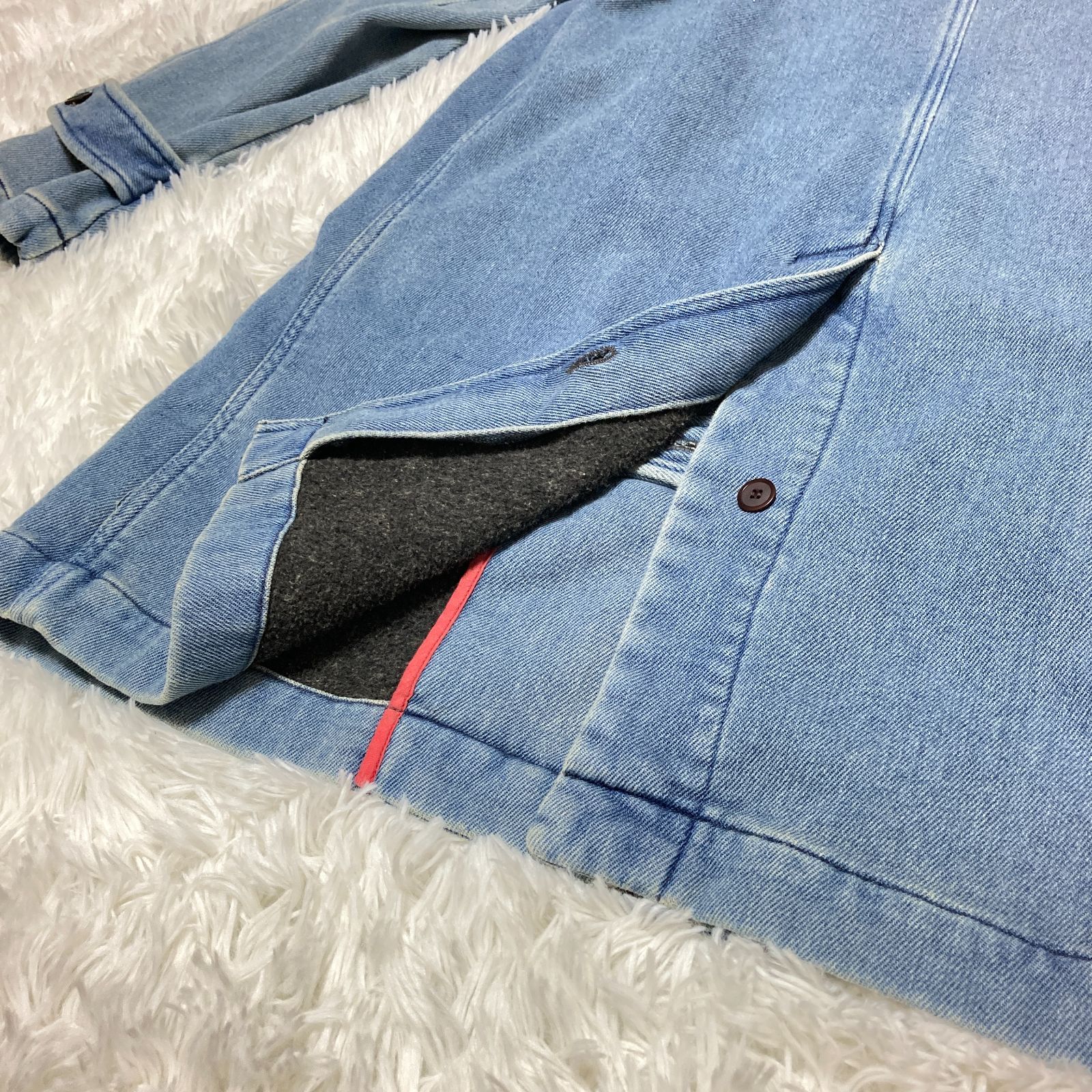 デニムコート　FOB FACTORY〈エフオービーファクトリー　トレンチコート タグ付き】エフオービーファクトリー FOB FACTORY デニム