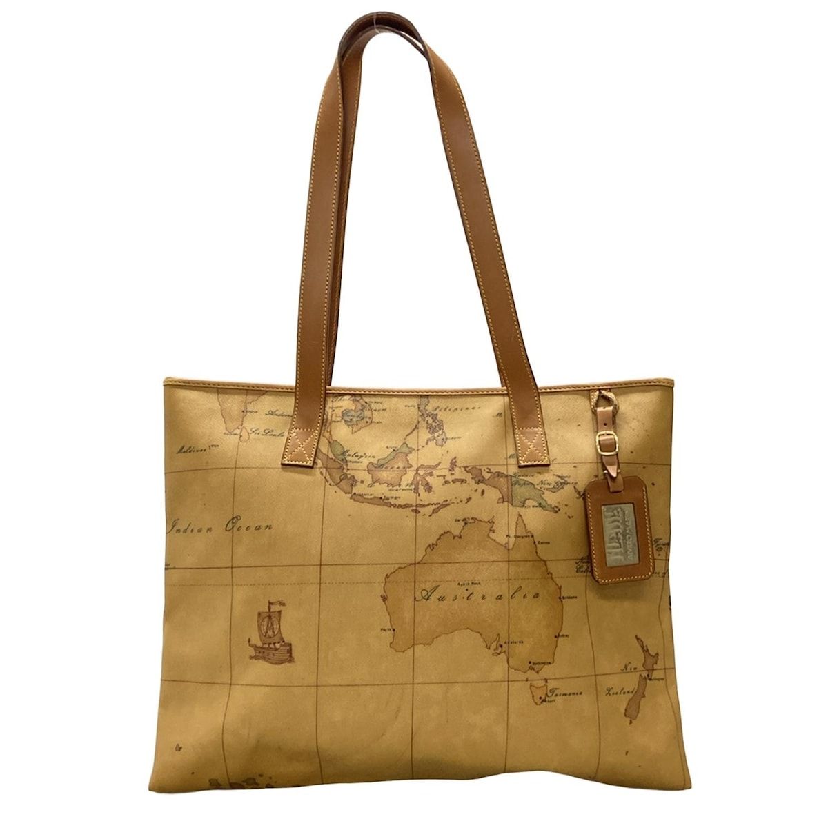 ALVIERO MARTINI 地図柄 ハンドバッグ PRIMA CLASSE ALVIERO MARTINI(プリマクラッセ) トートバッグ