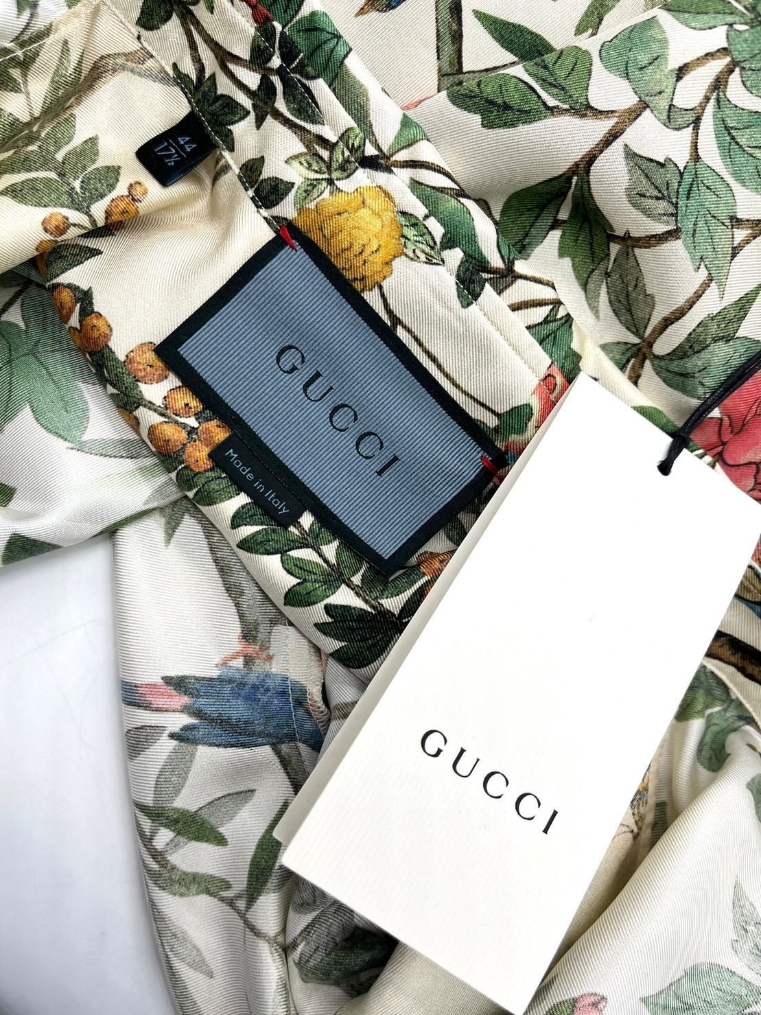 極美品】GUCCI グッチ 22年 フローラル 花柄 総柄 長袖 シャツ - メルカリ