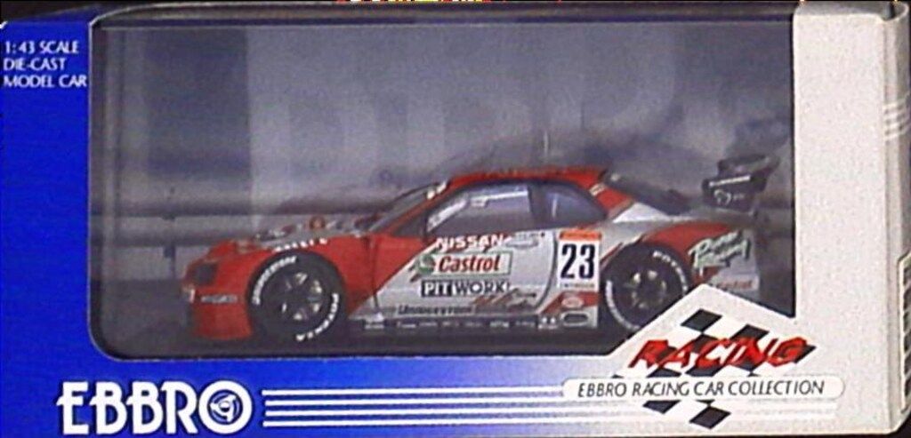 エムエムピー エブロ1|43 カストロール ピットワーク GT-R 23 マレーシア JGTC 2002 SILVER 378