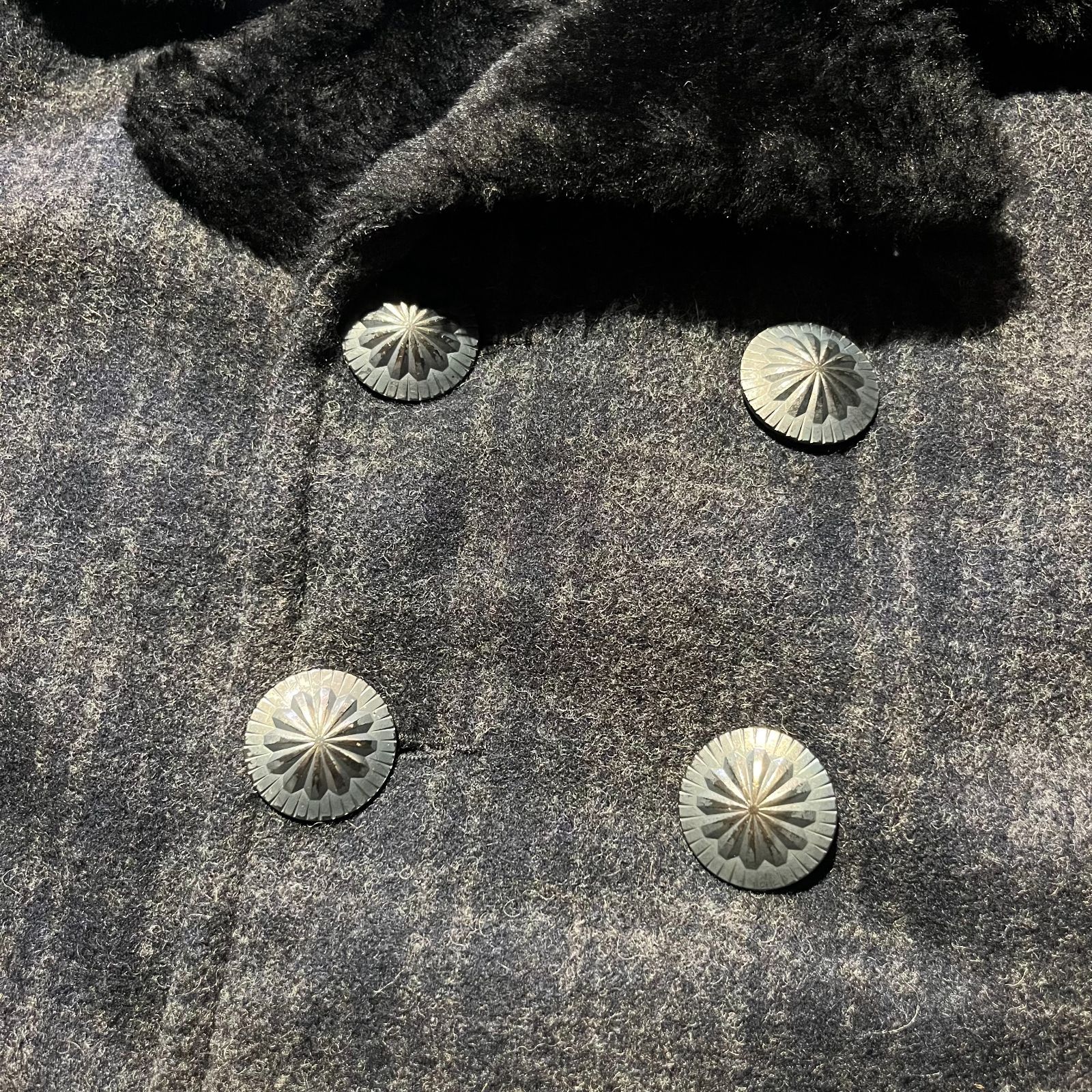 Schott × AYUITE × WOOLRICH ピーコート ボア チェック ショット アユイテ ウールリッチ 38