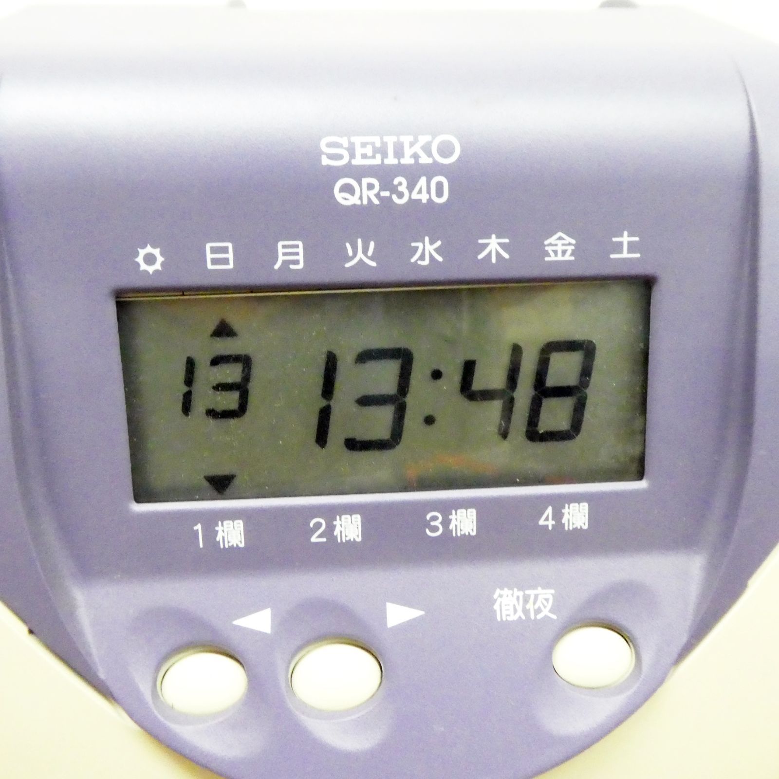 SEIKO QR-340 タイムレコーダー SEIKO QR-340 タイムレコーダー タイム