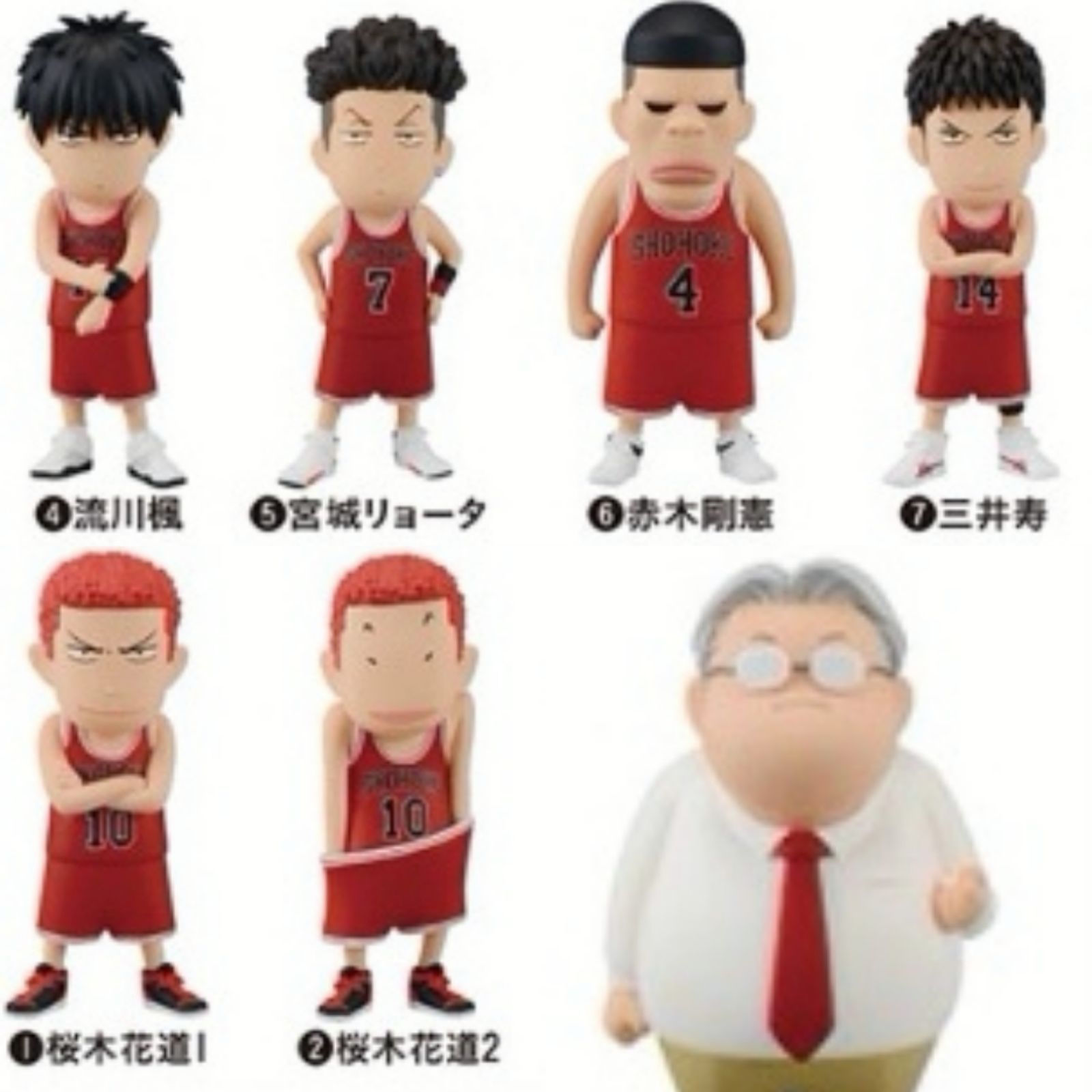 スラムダンク フィギュアコレクション 7種セット - メルカリ
