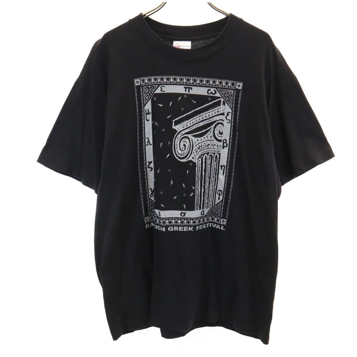 行列のできるレビュー商品、集めました。高評価アイテム オールド 90s ヘインズ Hanes USA製 FESTIVAL GREEK RALEIGH トップス