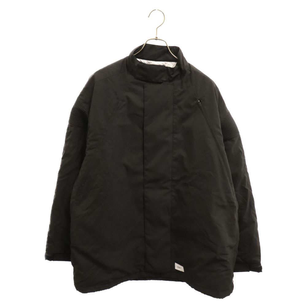 WTAPS (ダブルタップス) 18AW TTAD/JACKET.NYPO.TWILL バックプリント ナイロン ツイル 中綿ジャケット ブラック 182TQDT-JKM05