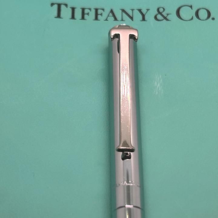 Tiffany - Co. Tクリップ ボールペン USA刻印 シルバー