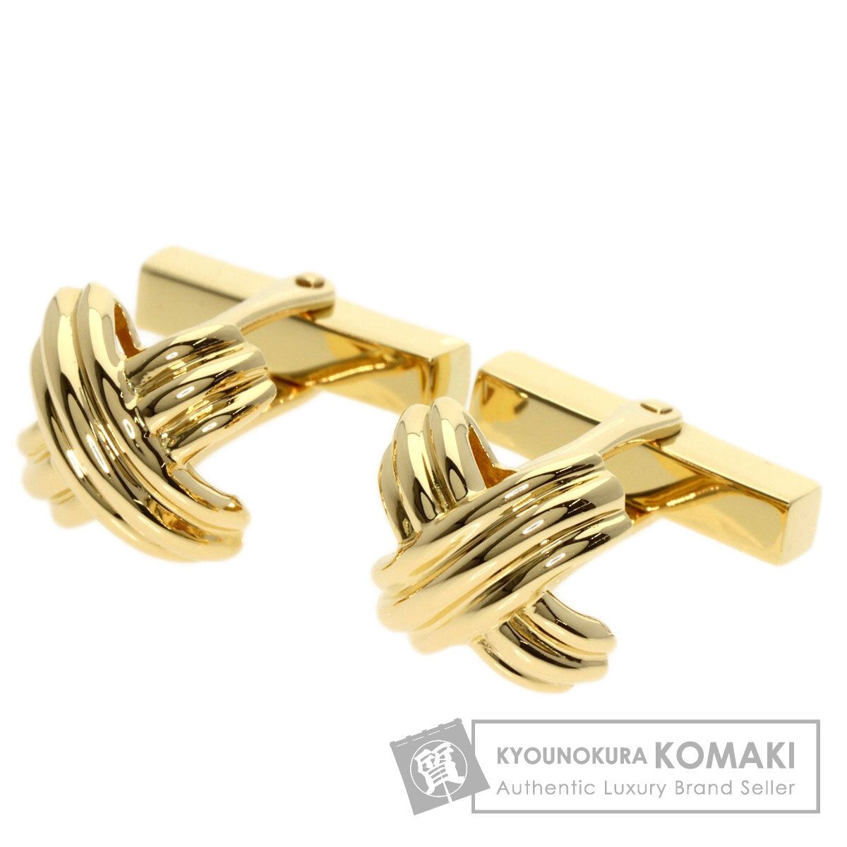 TIFFANY&Co. ティファニー シグネチャー カフス K18YG メンズ