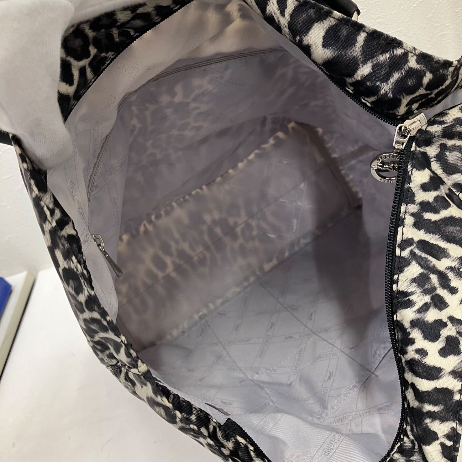 4731 LONGCHAMP ロンシャン レオパード トートバッグ 豹柄 ヒョウ柄