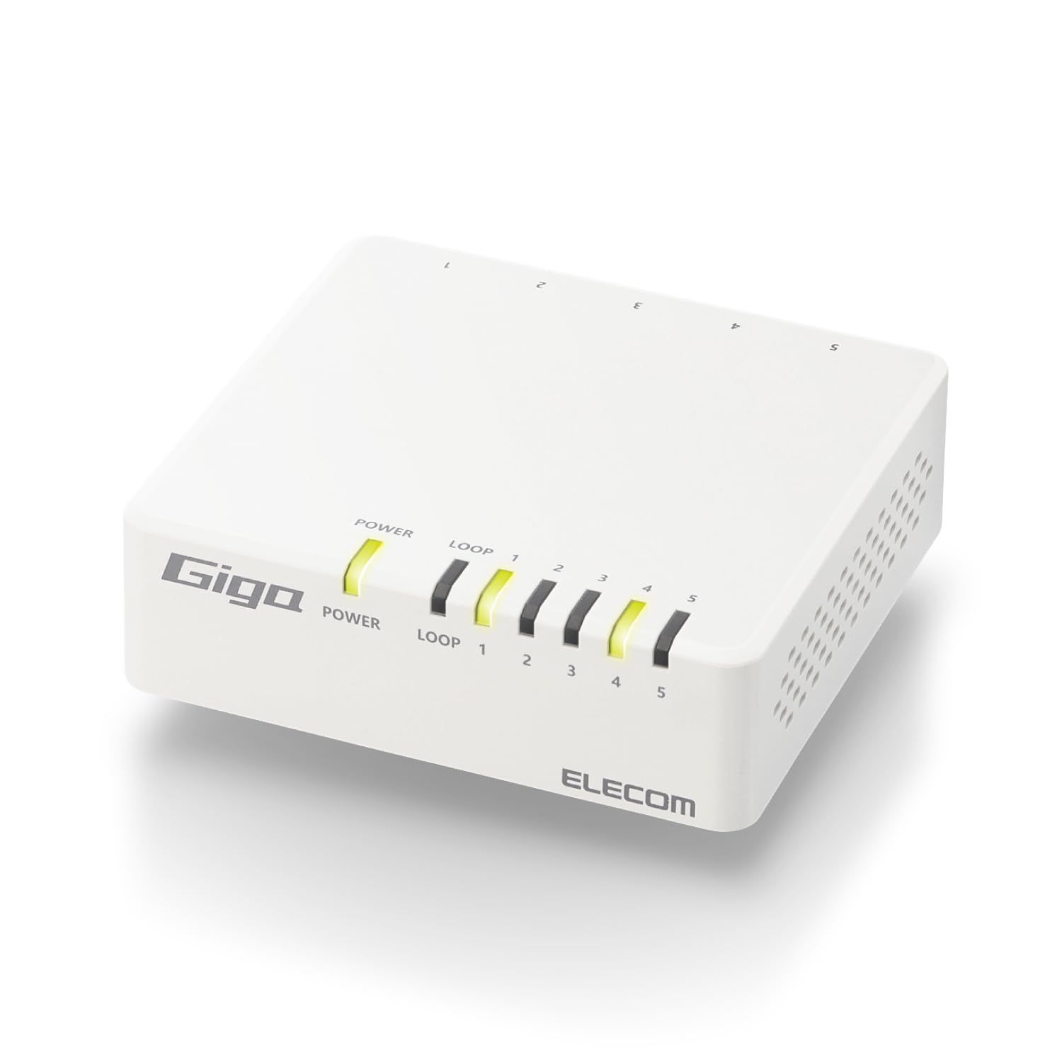 数量限定 エレコム スイッチングハブ ギガビット対応 5ポート AC電源 ホワイト EHC-G05PA4-W