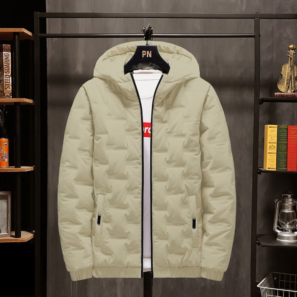 ☆ カーキ ☆ XL ☆ メンズ 防寒 中綿ジャケット gtops462 ダウン