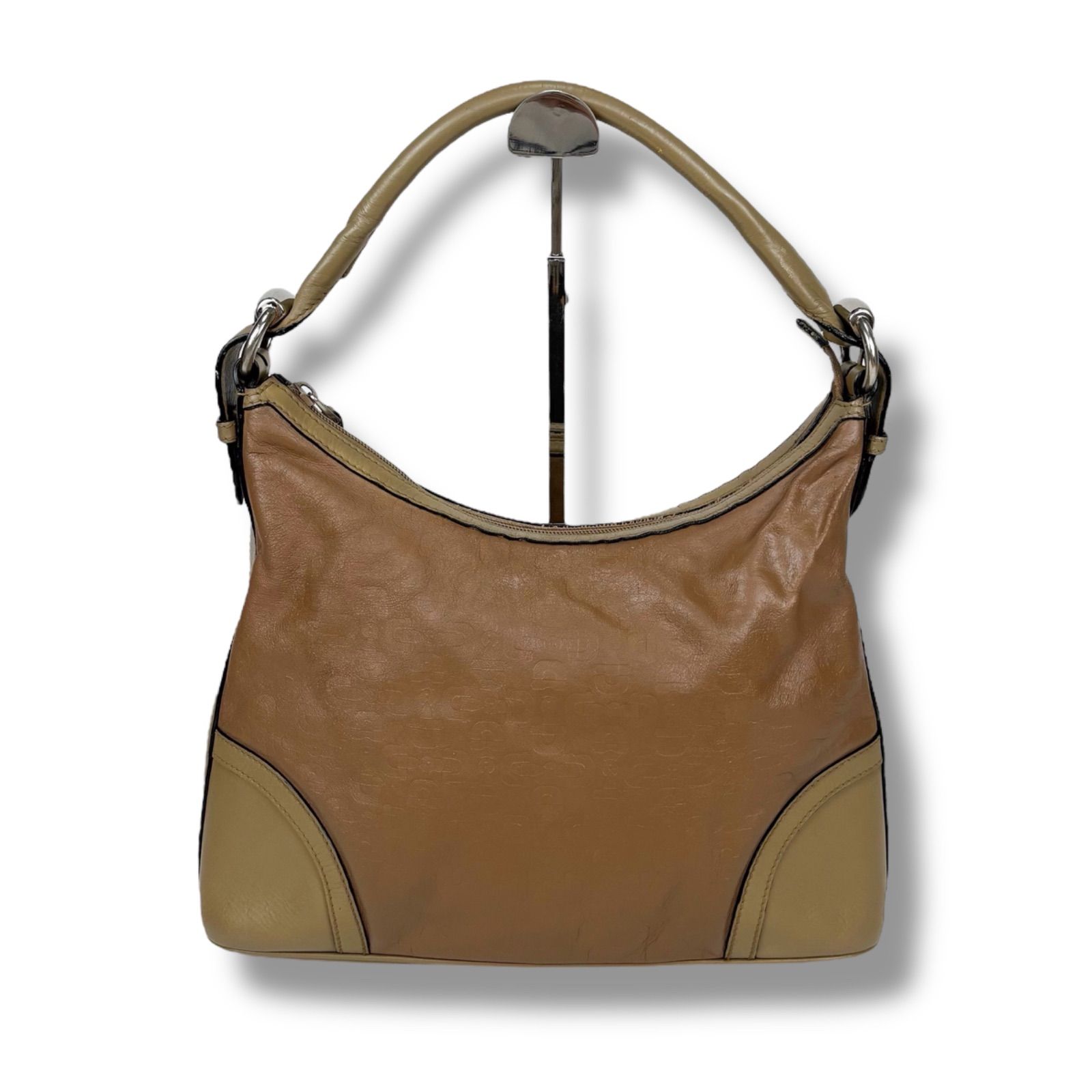 美品✨グッチ ワンショルダー ホーボー ロゴ金具 肩掛け オールレザー ブラック グッチ GUCCI ソーホー ショルダーバッグ レザー ブラック