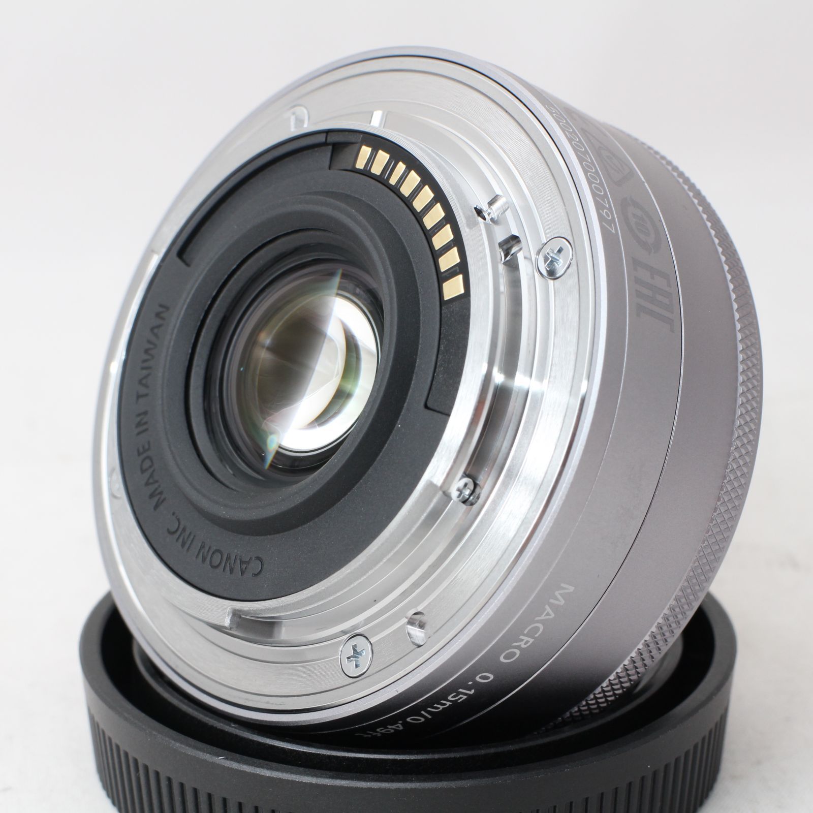 ☆美品☆ Canon 単焦点広角レンズ EF-M22mm F2 STM シルバー ミラーレス一眼対応 EF-M222STMSL キヤノン #2385  - メルカリ