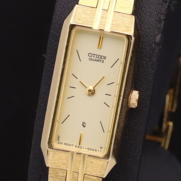 シチズン QZ 5421-S18523 ゴールド文字盤 レディース腕時計 YSD - メルカリ