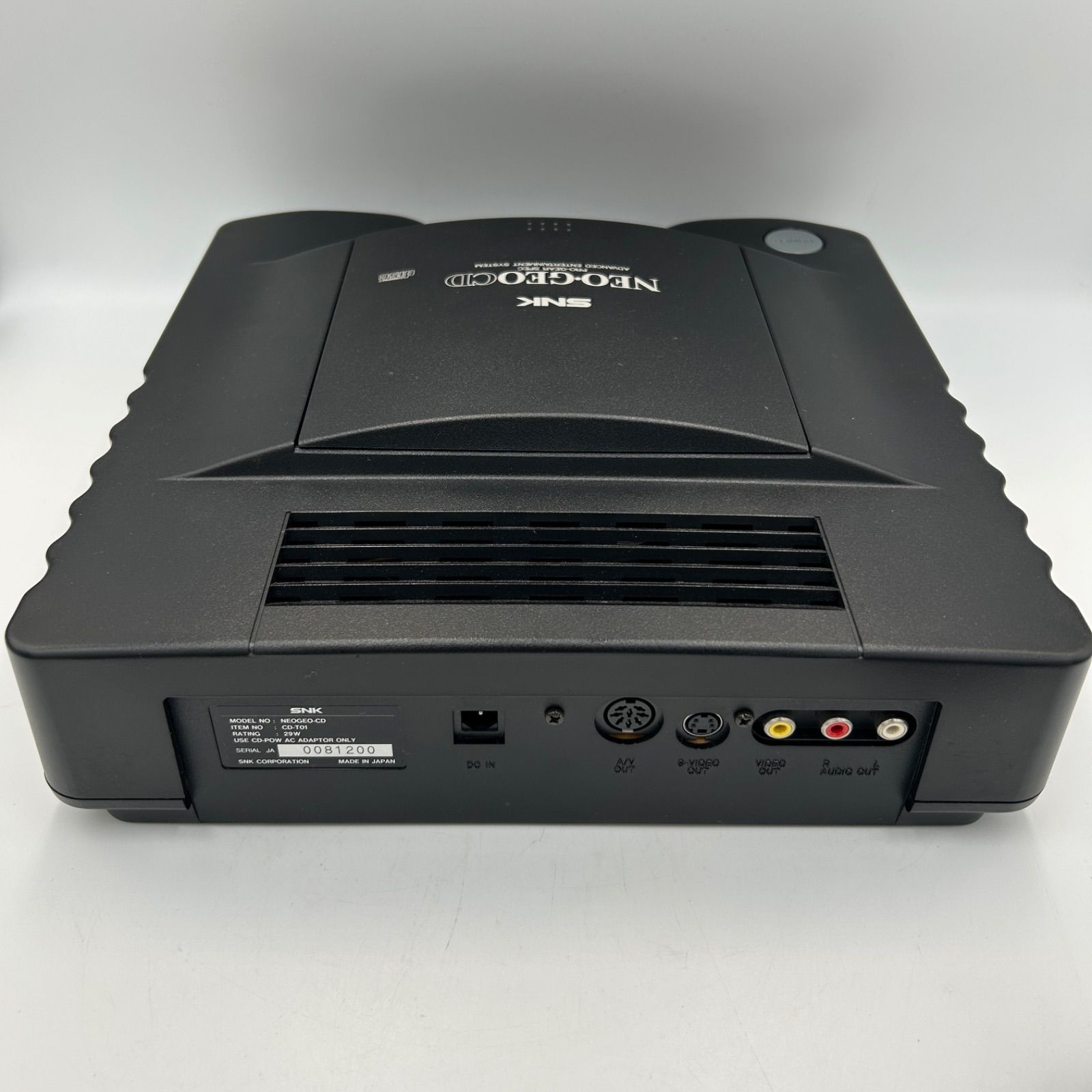 美品】SNK NEO GEO CD ネオジオCD 本体 コントローラー ケーブル 端子 