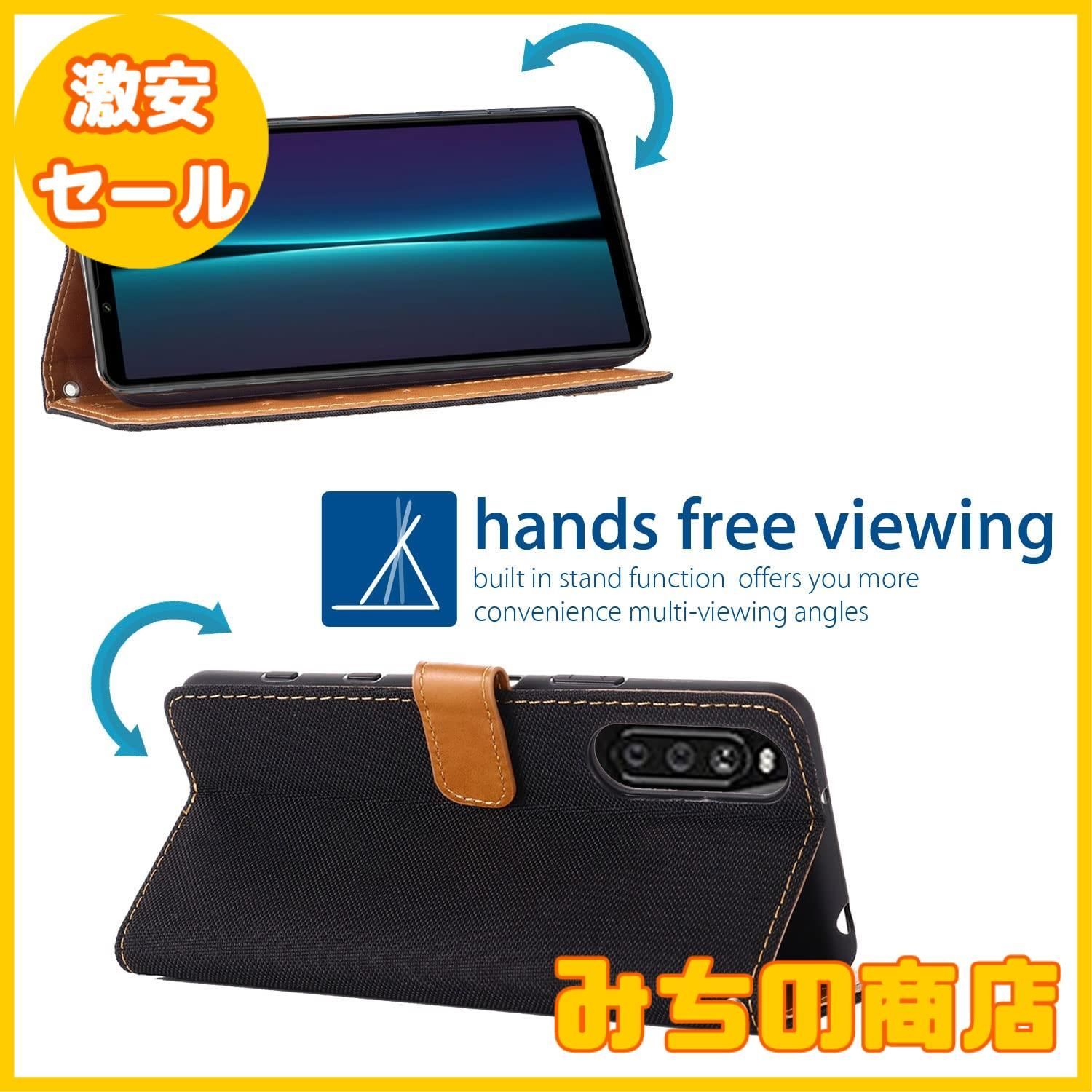 新型モデル デニム デザイン ケース 手帳型 Xp Viesa  新型モデル デニム デザイン ケース 手帳型 Sony Xpの通販 by