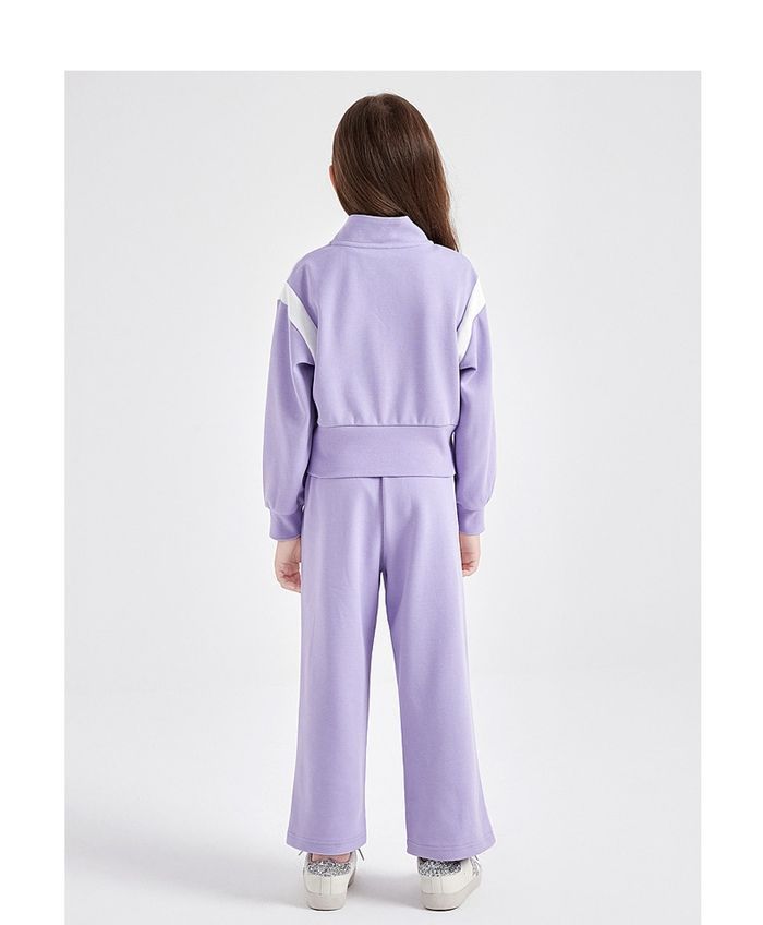 女の子 子供服 ジャージ 上下セット スウェット トレーナー セットアップ 女児 ガールズ キッズ ダンス スポーツウェア 点セット GzTT748