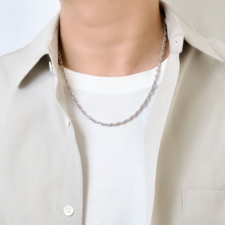 【Tom Wood】スターリングシルバー ケーブルチェーンネックレス Amazon.co.jp: [トムウッド] TOMWOOD Cable Chain -20.5