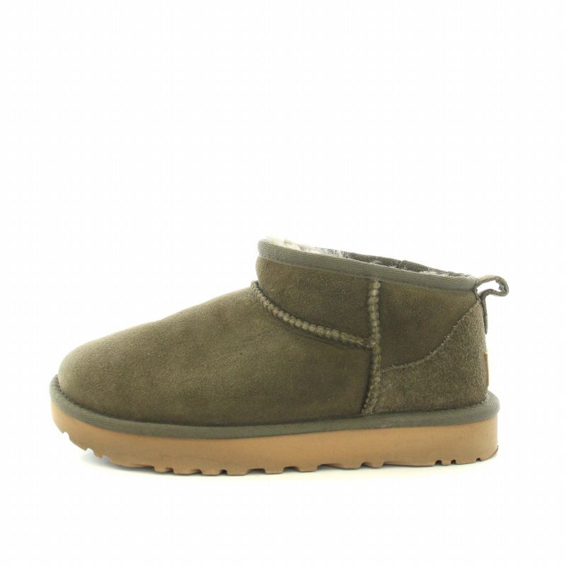 アグ オーストラリア UGG australia クラシック ウルトラ ミニ Classic Ultra Mini ショートブーツ ムートンブーツ  USA6 23.0cm オリーブ 1116109 /YT □OF - メルカリ