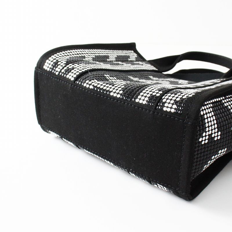 マークジェイコブス MARC JACOBS 美品 モノグラム スタッズ トート