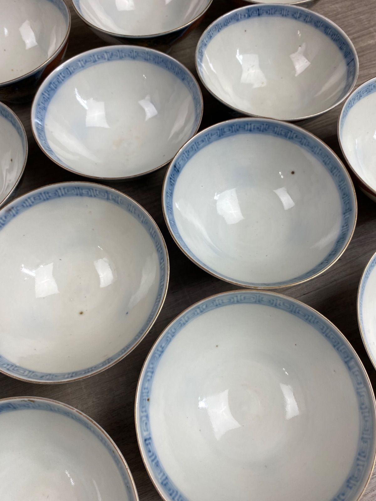 錦手茶漬茶碗 蓋付き茶碗