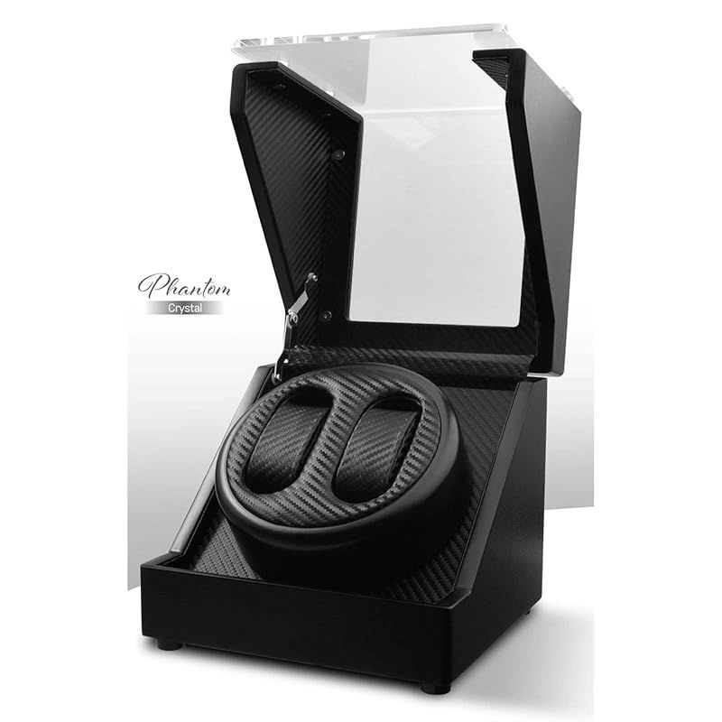 ポールデザイン ウォッチワインダー GENT6-BSFL 6個巻き 指紋認証キー/鍵 両用 PAUL DESIGN GENTLEMEN ワインディングマシーン 腕時計ケース 腕時計収納 鍵付き