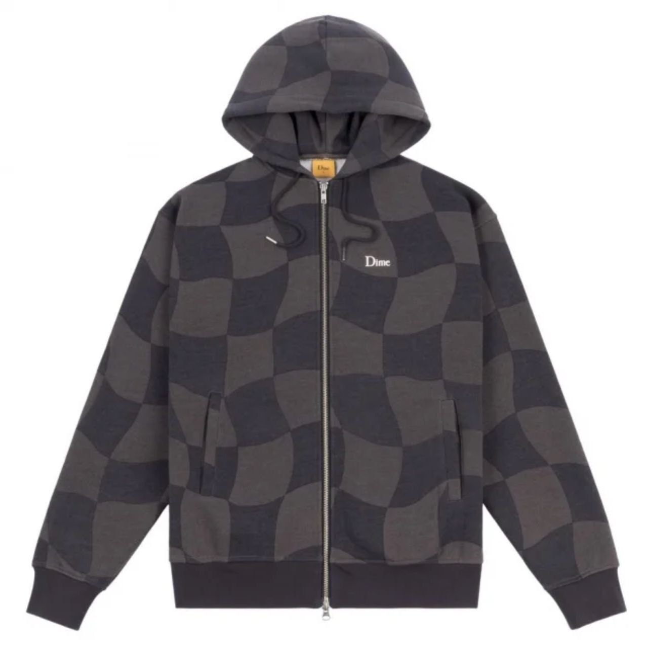 Dime Classic Checkmate Zip Hoodie / Charcoal (ダイム ジップパーカー / スウェット) - メルカリ