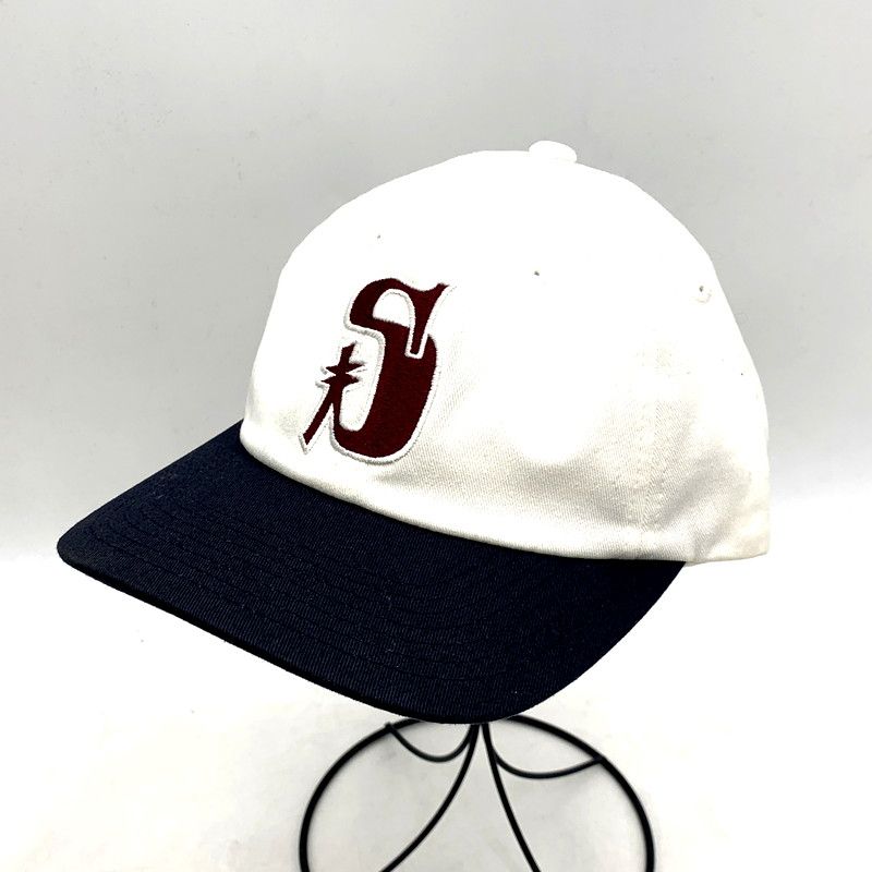STUSSY Vintage S Low Pro Cap キャップ White STUSSY】Vintage S Low