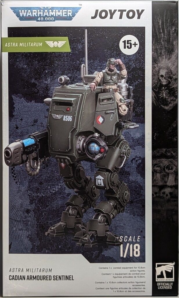 JOY TOY WARHAMMER40000 ASTRA MILITARUM CADIAN ARMOURED SENTINEL 1|18