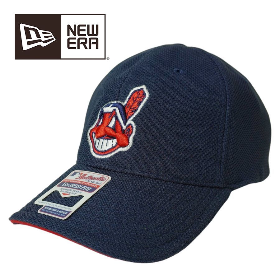 New Era INDIANS (インディアンス) キャップ 水色×緑