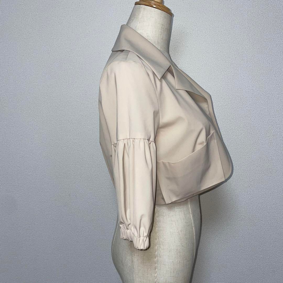 FOXEY NEW YORK テーラード ストレッチ ジャケット 38 ベージュ - メルカリ